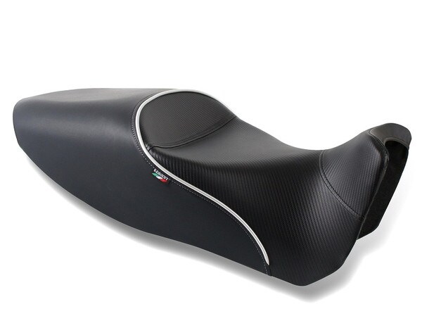 DUCATI - DIAVEL 2011-2019 1200cc - World Sport Performance Seat, Tall Version, Silver Welt.